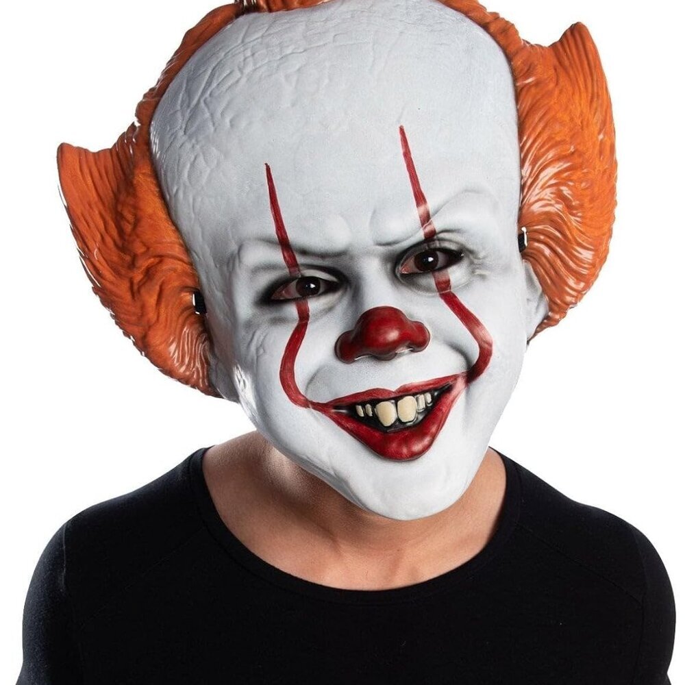 IT Movie Chapter 2 Adult Pennywise Vacuform Mask Adult Costume